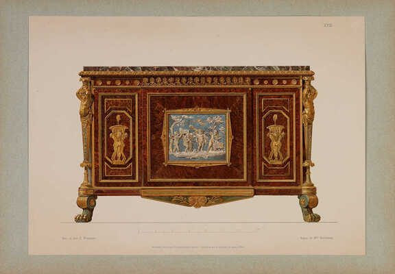 Образцы декоративного и прикладного искусства из императорских дворцов... Вып. 1-4, 6-12. [52 л. ил.] СПб., 1901-1908. 